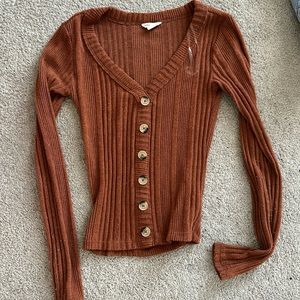 Aeropostale copper orange top, size xs
